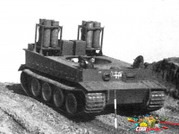 Pz.Kpfw. VI Ausf. E Tiger with city gas propulsion system
